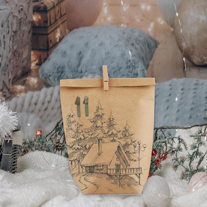 Adventskalender Papiertüten Weihnachtskalender Selbstbefüllen