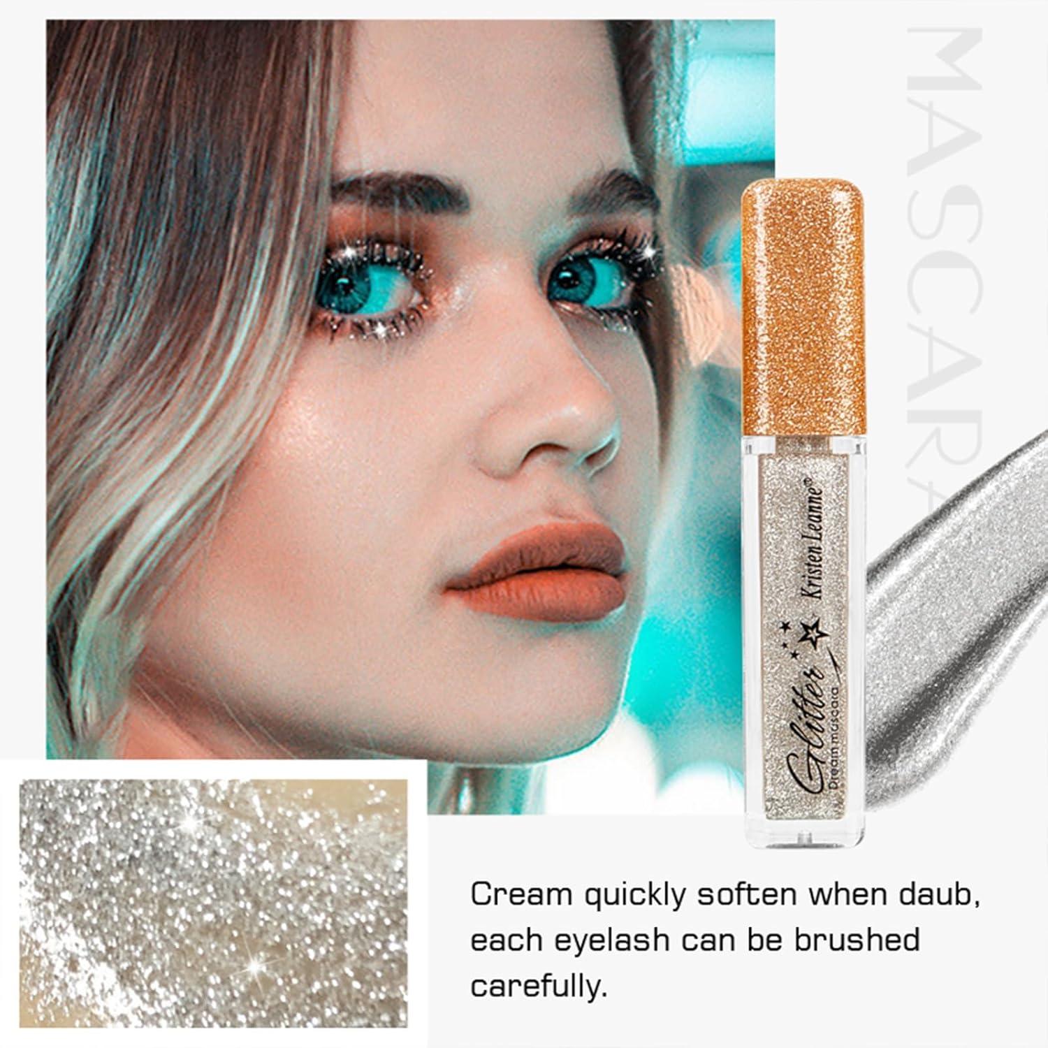 Diamond Glitter Mascara Topper, 4D Silk Fiber Wimperntusche