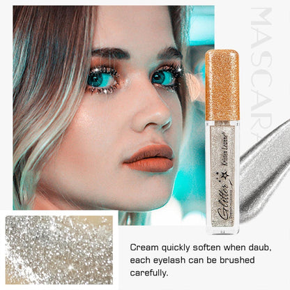 Diamond Glitter Mascara Topper, 4D Silk Fiber Wimperntusche