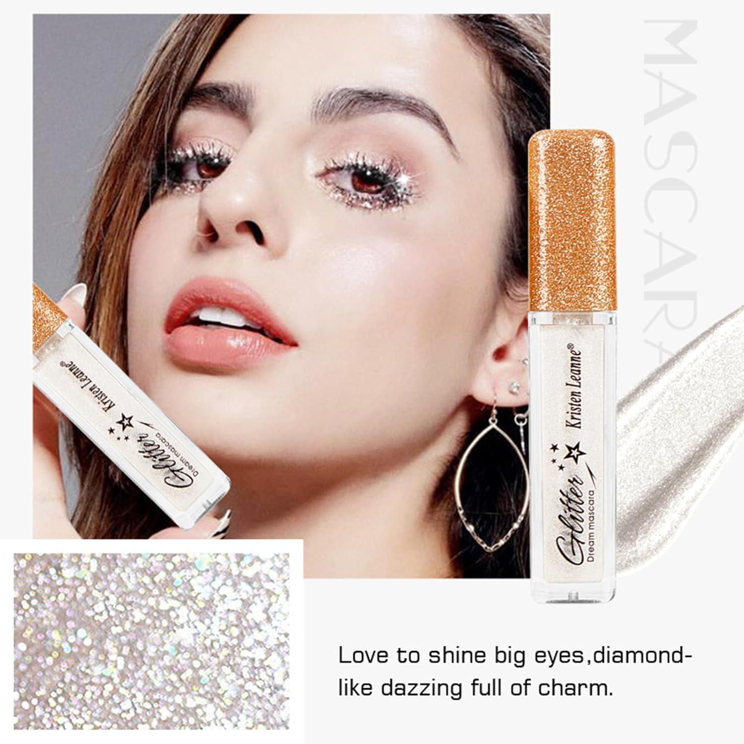 Diamant Glitter Mascara Topper Volumen 4D Wimperntusche