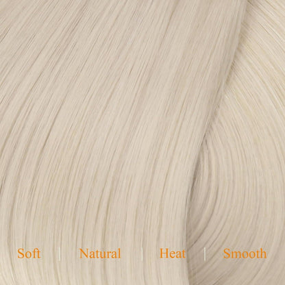 Echthaar Clip-in Extensions Platinblond 55cm
