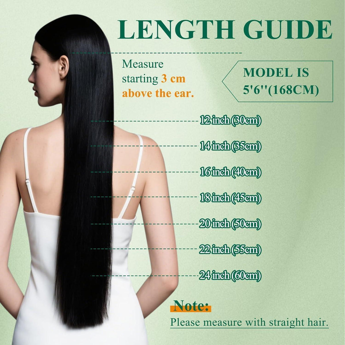 Echthaar Clip-in Extensions Platinblond 55cm