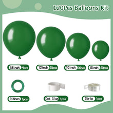 120er Set Grüne Luftballons für Geburtstag Hochzeit Party