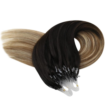 Echthaar Balayage Extensions Braun Blond 55cm