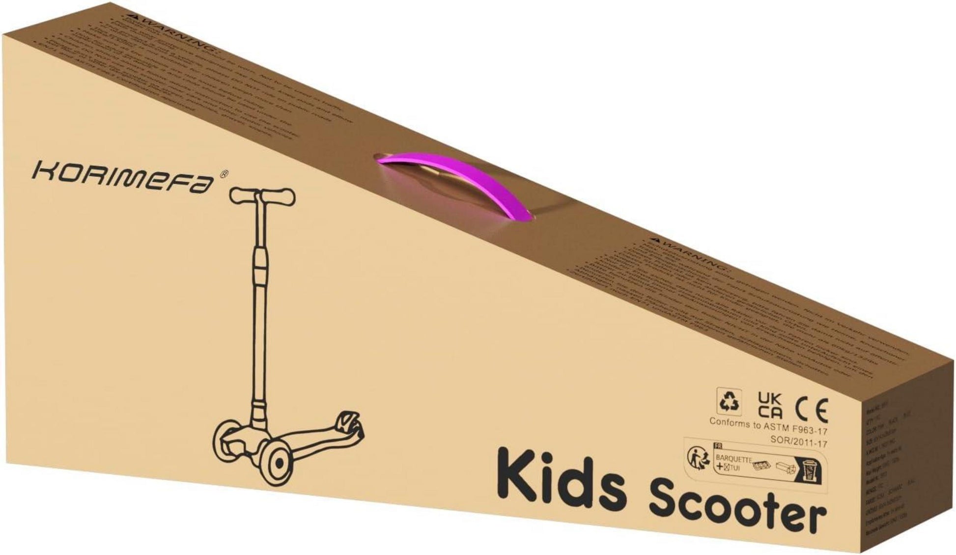 Kinder Roller 3-Rad Dreirad Scooter LED Räder Faltbar Höhenverstellbar 3-12