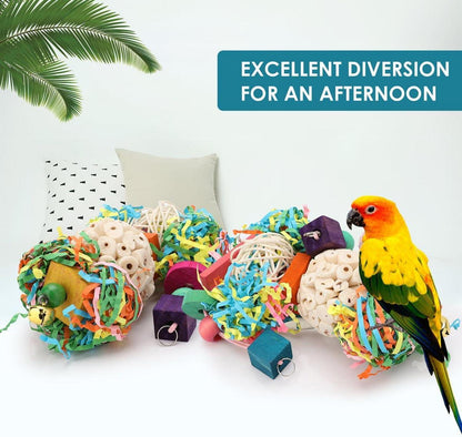 Vogelspielzeug Sola-Kugel Schnabel Kauspielzeug Papageien Nymphensittiche