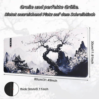 Japanisches Mauspad Große Kirschblüte Schreibtischmatte
