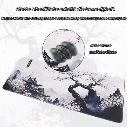 Japanisches Mauspad mit Kirschblütenmotiv, rutschfeste Gaming Matte