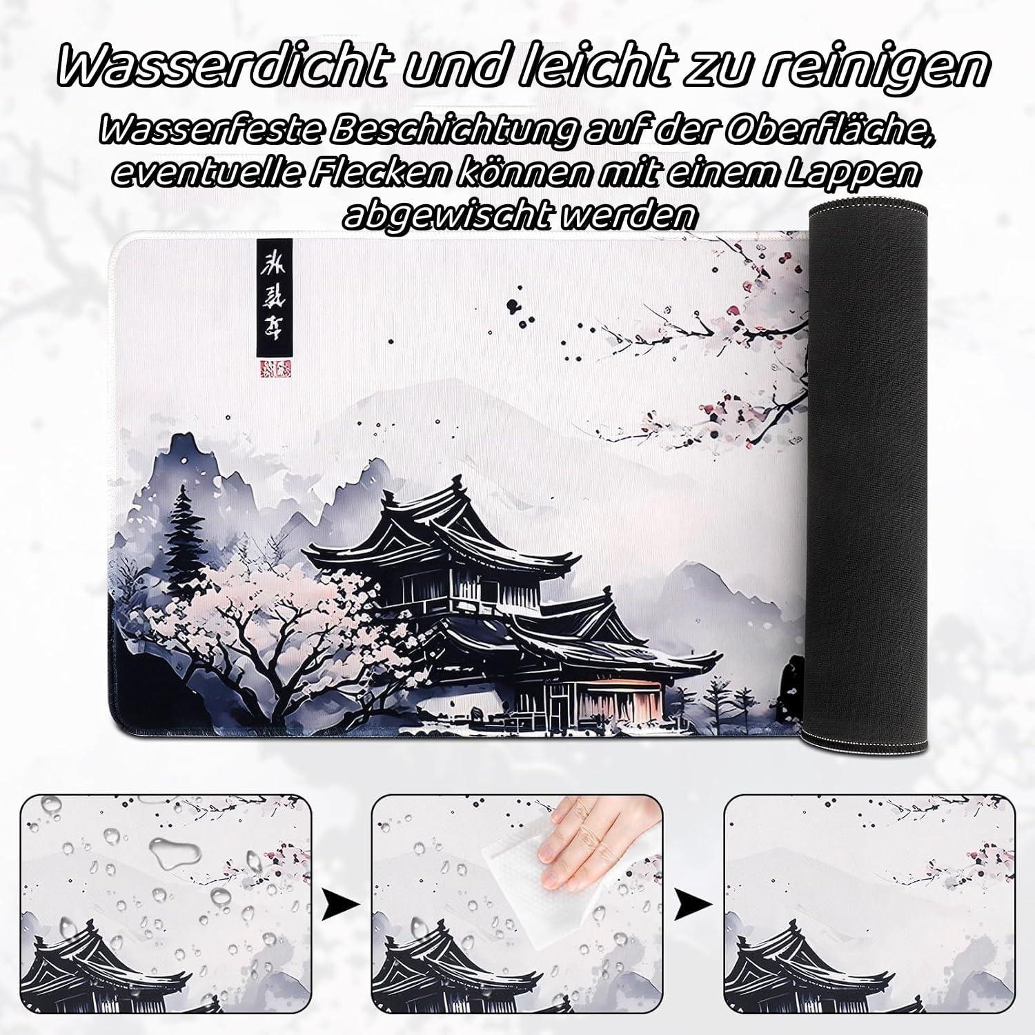 Japanisches Mauspad Kirschblüte Anime Gaming Tastatur Matte