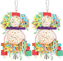 Vogelspielzeug für Papageien Aufhängbar Sola-Ball Kauspielzeug