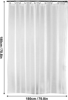 Duschvorhang Anti-Schimmel 180x180 cm Wasserdicht