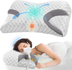 CPAP-Kissen für Seitenschläfer - Memory Foam Nackenstützkissen