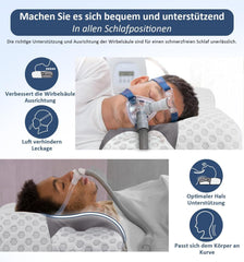 CPAP-Kissen für Seitenschläfer - Memory Foam Nackenstützkissen