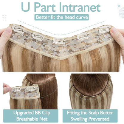 Blond Balayage Clip-in Echthaarverlängerung 55 cm