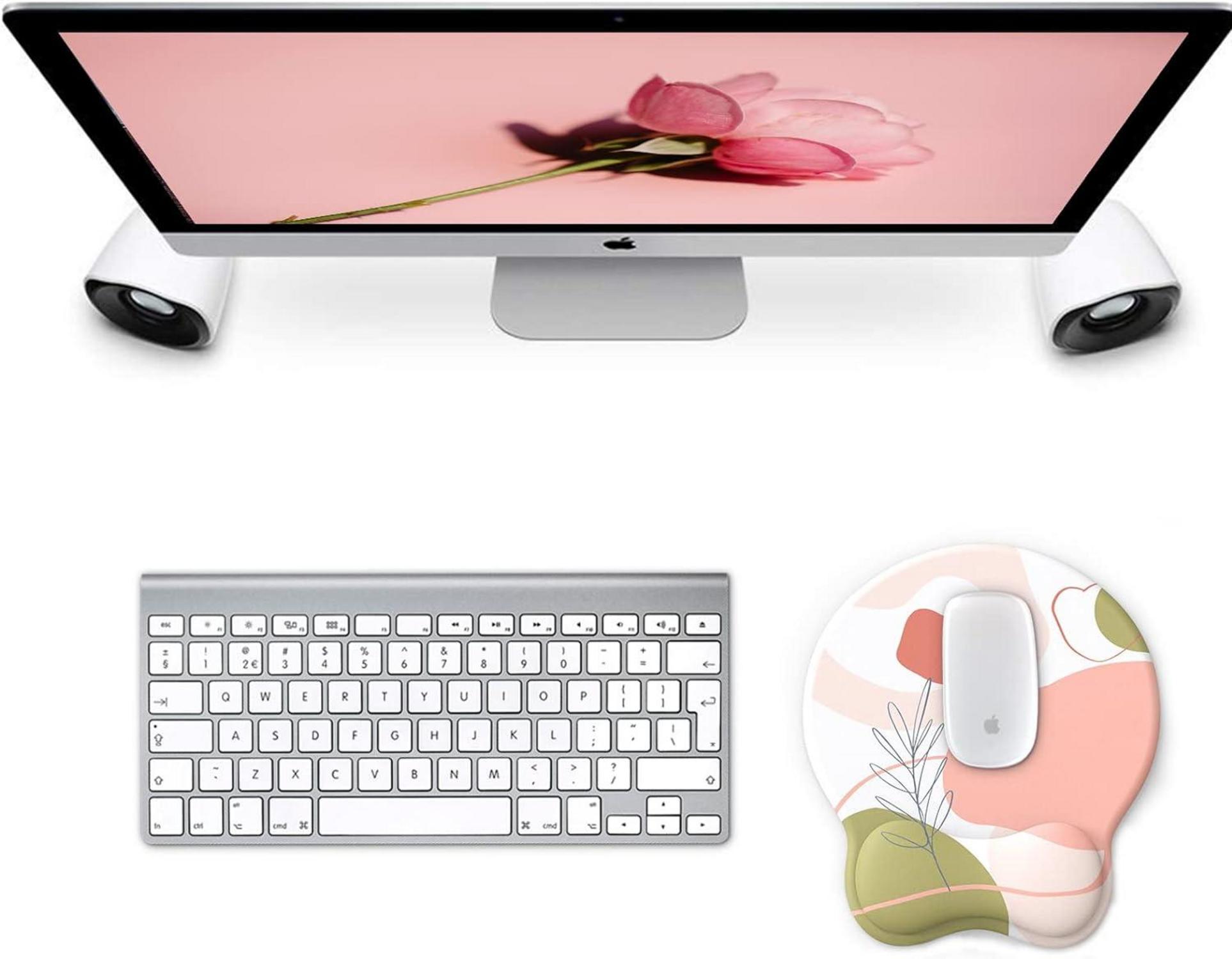 Ergonomisches Mauspad mit Gelkissen und Handauflage für