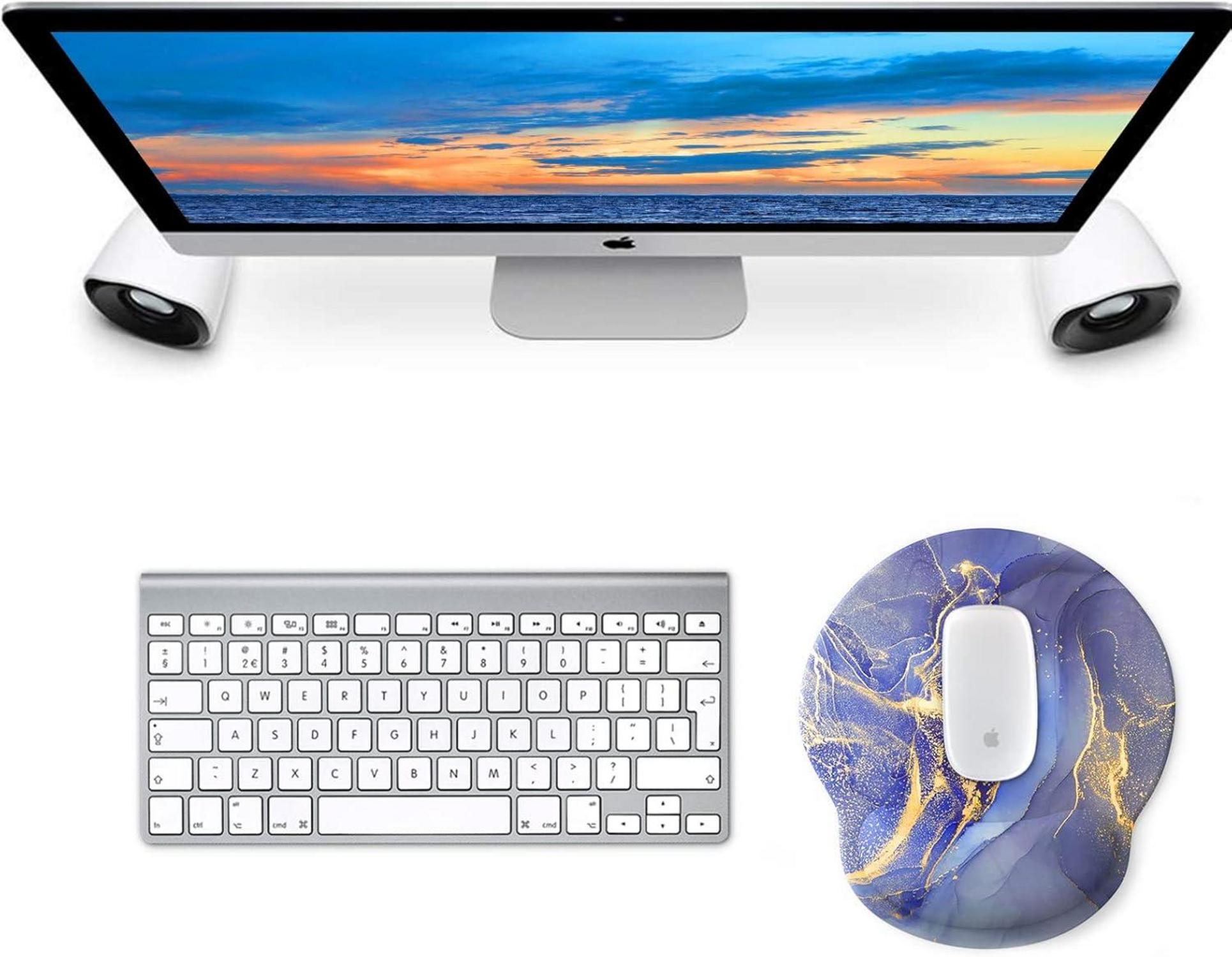 Ergonomisches Mauspad mit Gelkissen und Handauflage