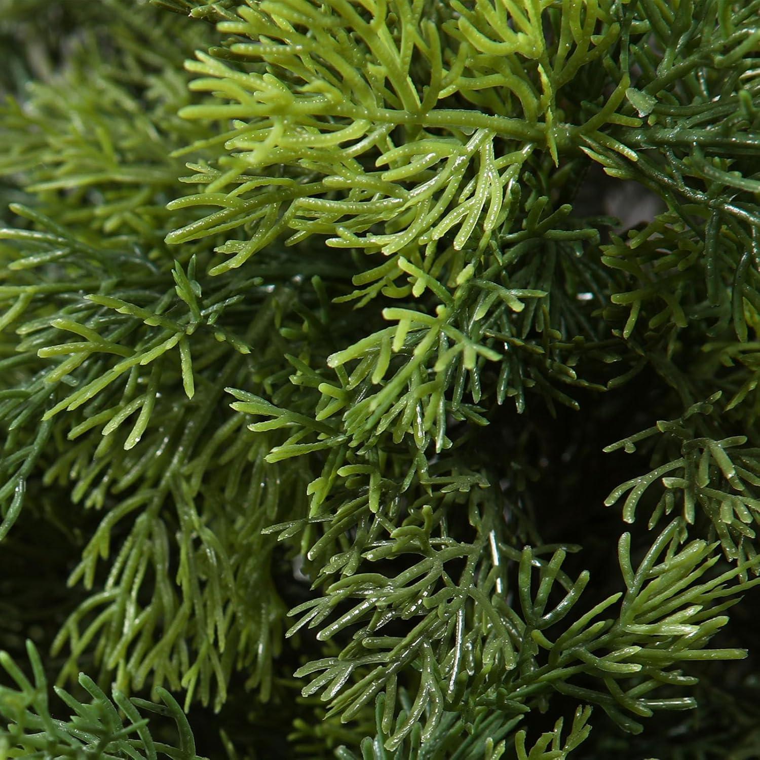 Künstlicher Zedernbaum 125 cm Topf Kunstpflanze Außendekoration