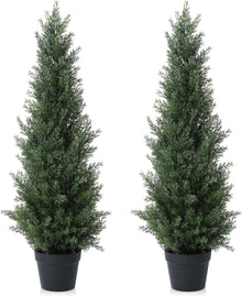 Künstlicher Zedernbaum 95 cm im Topf 2er Pack