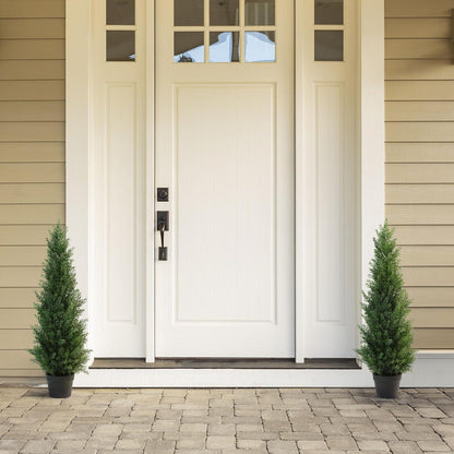 Künstlicher Zedernbaum 95 cm im Topf 2er Pack