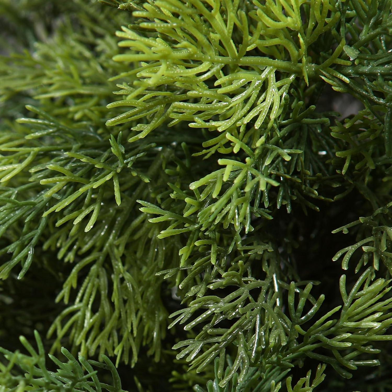 Künstlicher Zedernbaum 95cm im Topf 2er-Pack Außendekoration