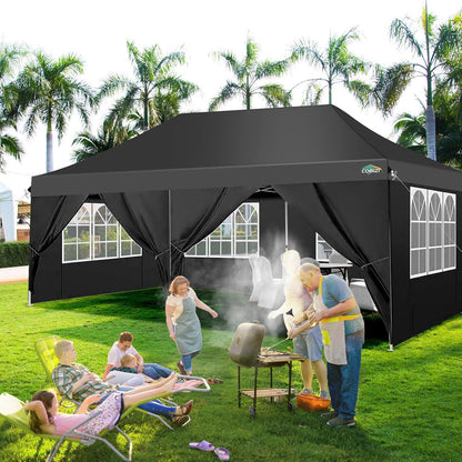 Faltpavillon 3x6m Wasserdicht Stabil Partyzelt mit 6