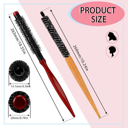 Professionelle Rundbürste Mini Fönbürste für Locken & Volumen