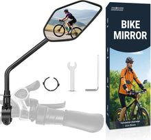 Fahrradspiegel extra große Spiegelfläche Echtglas klappbar für e-bike