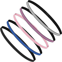 Sport Stirnbänder Set, Elastisch, Rutschfest, Atmungsaktiv, 5 Stück