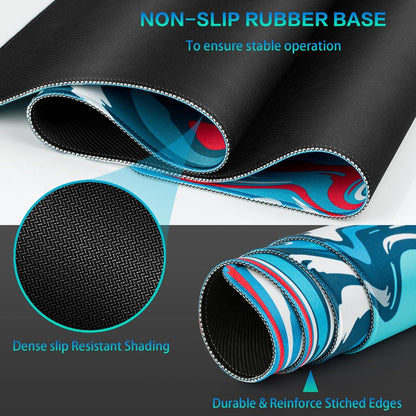 XXL Gaming Mauspad 900x400mm Kunst-Design wasserdicht & rutschfest