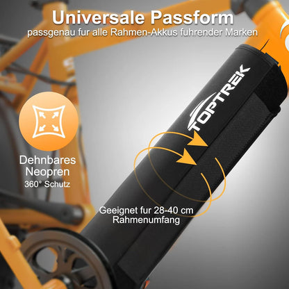 Toptrek E-Bike Akku Schutzhülle für Rahmenakku 28-40