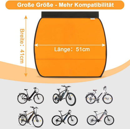 toptrek E-bike Akku Schutzhülle 28-40 CM Rahmenakku - Kälte & Staub Schutz