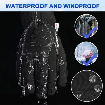 Winterhandschuhe wasserdicht Touchscreen skihandschuhe Herren Damen