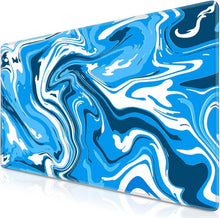 XXL Gaming Mousepad 900 x 400mm Fluid Art groß Vernähte Kanten