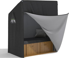 Strandkorb Schutzhülle Winterfest Wasserdicht 120/135cm XXL