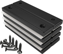 Rechteckmagnete 30 KG 60 x 13,5 x 5 mm Schwarze Epoxidbeschichtung