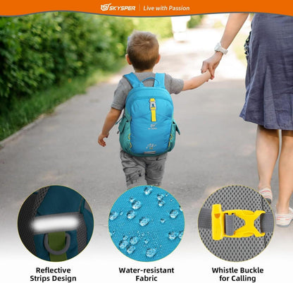 Kinderrucksack für Jungen Mädchen 3-8 Jahre, Outdoor-Wanderrucksack 10L