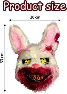Blutige Kaninchen Maske Halloween Horror Hasenmaske Kinder
