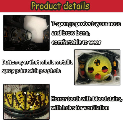 Blutige Kaninchen Halloween Maske Horror Hasenmaske für Kinder und