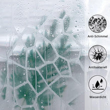 Duschvorhang Transparent 200x200cm wasserdicht mit Magneten