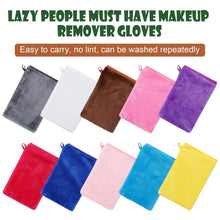 PHOGARY 10 Wiederverwendbare Make-up-Entferner Handschuhe in