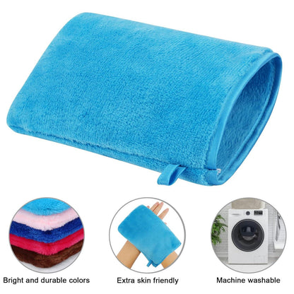 PHOGARY 10 Farben Mikrofaser Waschhandschuhe 21x15cm Frottee Handschuhe