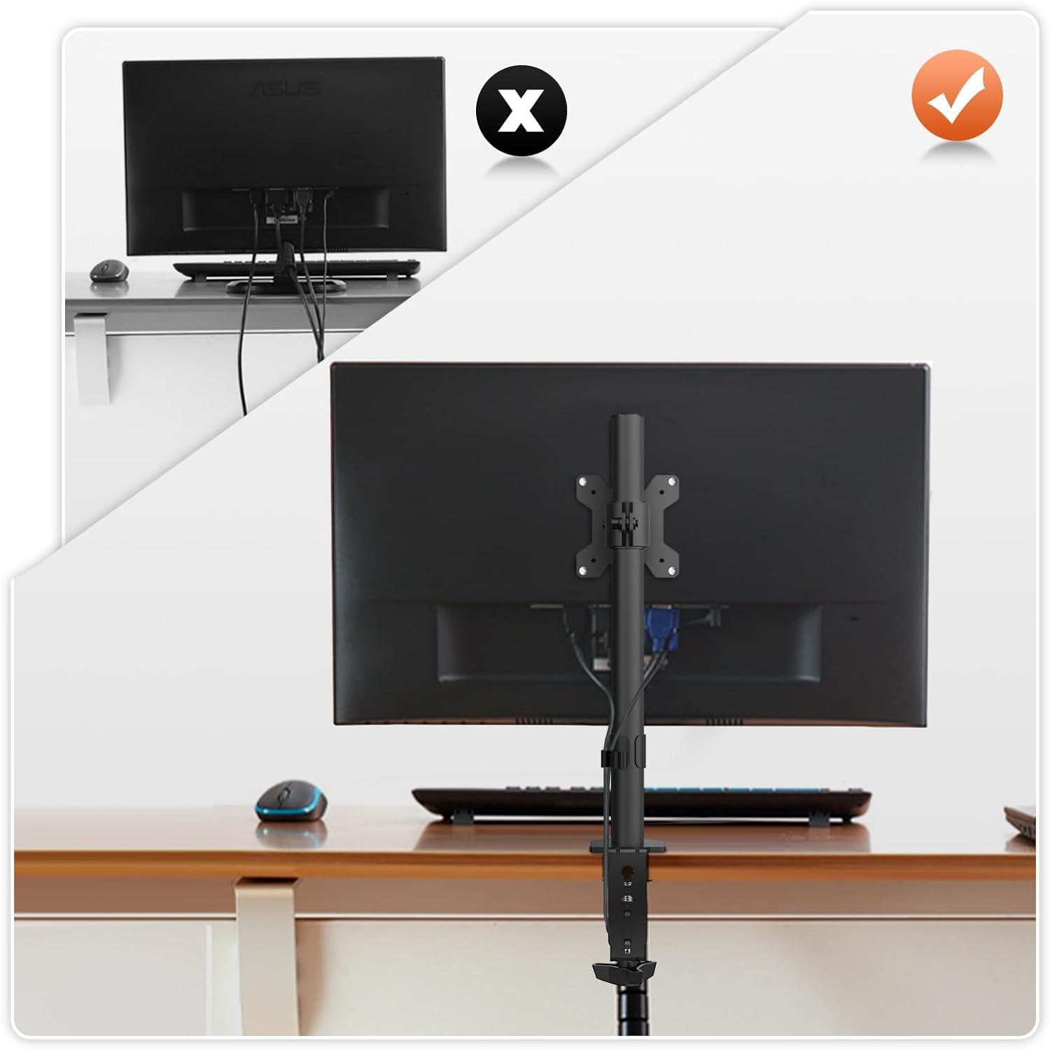 Monitor Halterung 13-32 Zoll bis 10 kg VESA 75x75 100x100 NeigbarSchwenkbar