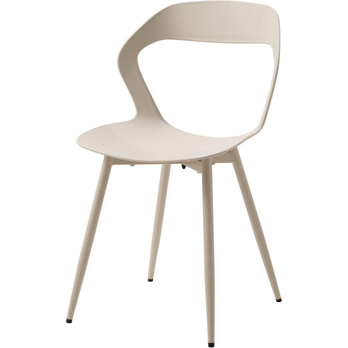 Moderner Esszimmerstuhl 6er-Set, Beige – Skandinavischer Designstuhl