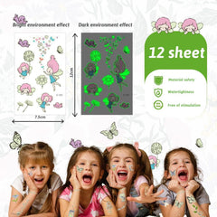110+ Schmetterling Tattoo Set Kinder Glitzer Tattoos Mitgebsel