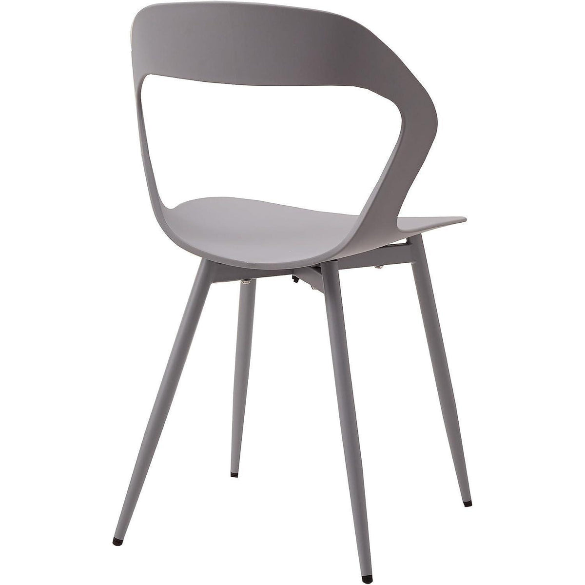 Moderner Esszimmerstuhl 6er-Set Grau – Skandinavischer Designstuhl