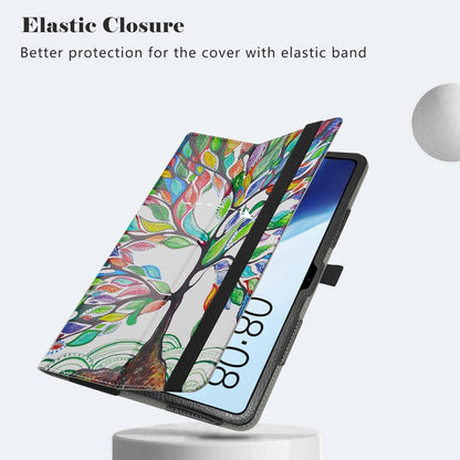 LiuShan Tablet Hülle TECLAST T50 11 Zoll 2023 PU Leder Love Tree