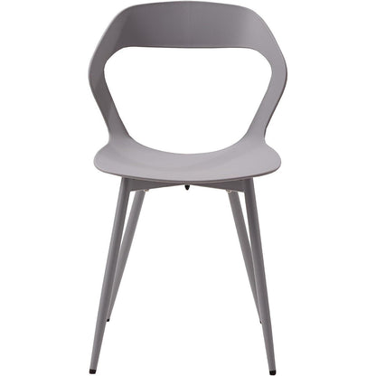 Moderner Esszimmerstuhl Set (4x) Grau – Skandinavischer Designstuhl