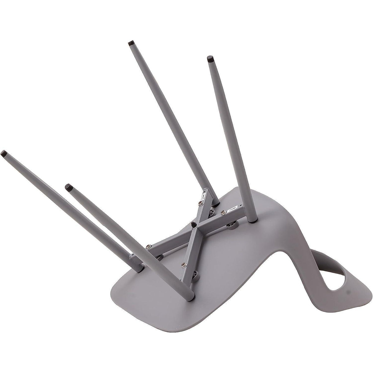 Moderner Esszimmerstuhl Set (4x) Grau – Skandinavischer Designstuhl