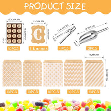 67tlg Candybar Zubehör Set mit Zuckerzange und Schaufeln