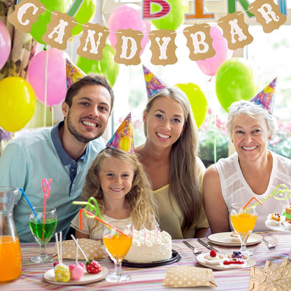 67tlg Candybar Zubehör Set mit Zuckerzange und Schaufeln